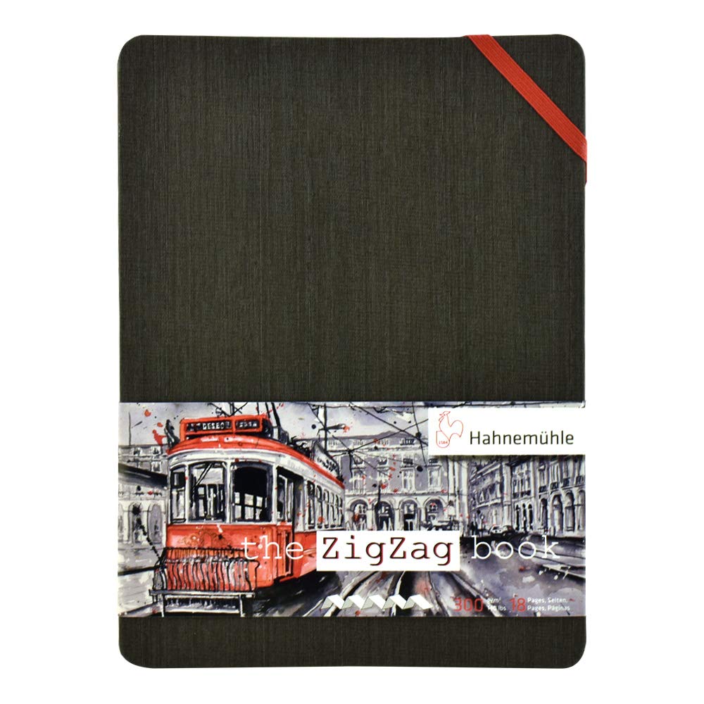 はるな洋書5冊セット Amazon.com: Hahnemuhle Zigzag Accordian Watercolor Book A5 300gsm